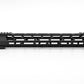AR-15 Ultralightweight MLOK Free Float Handguard (J Style) 15" inches long.