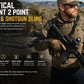 TRINITY Adjustable 2 Point to 1 Point Tactical Sling Black Heavy Duty Nylon