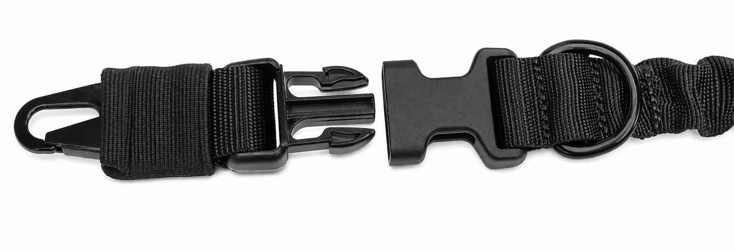 TRINITY Tactical 1 Point 2 Point Sling Black – Adjustable Bungee Rifle & Shotgun Carry Strap