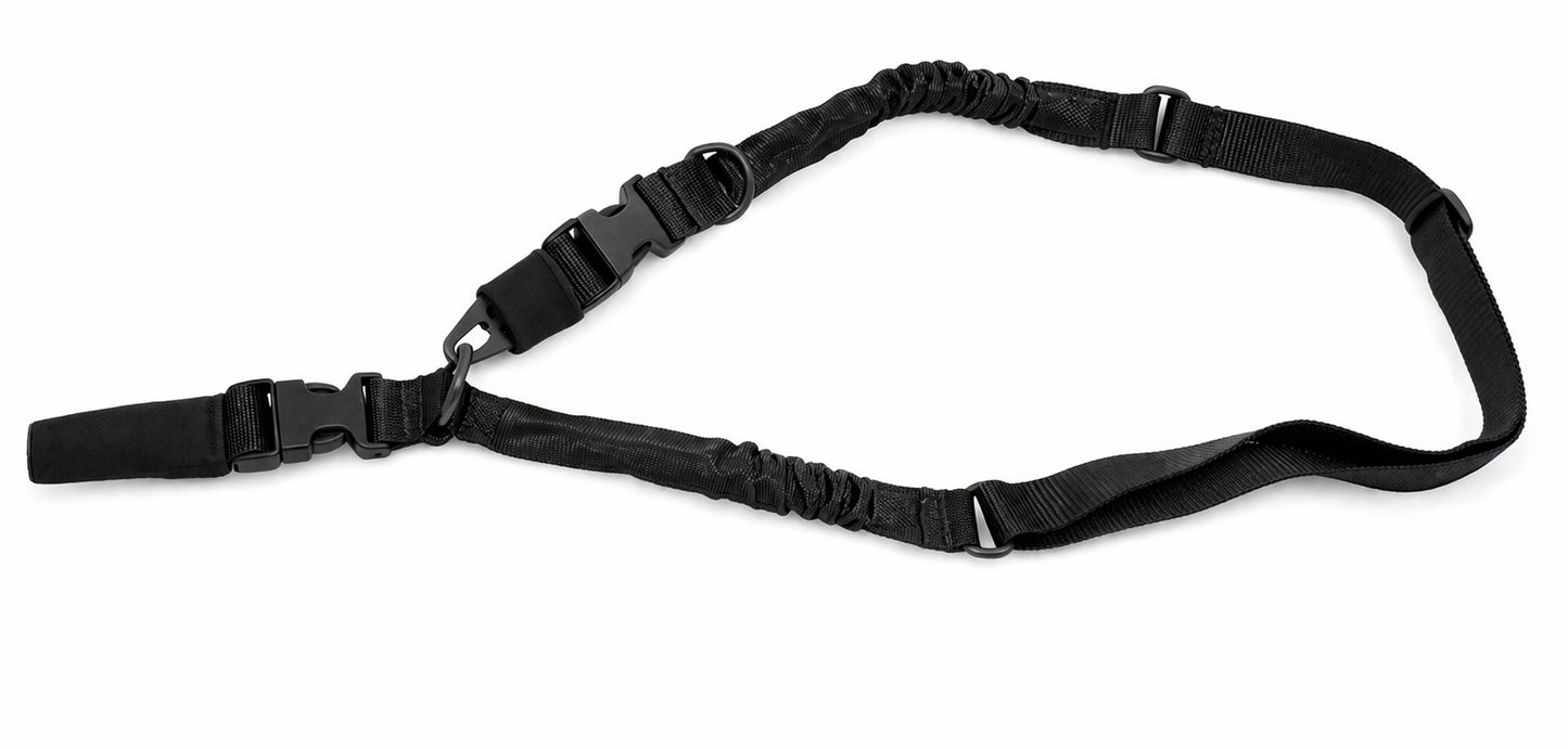 TRINITY Tactical 1 Point 2 Point Sling Black – Adjustable Bungee Rifle & Shotgun Carry Strap