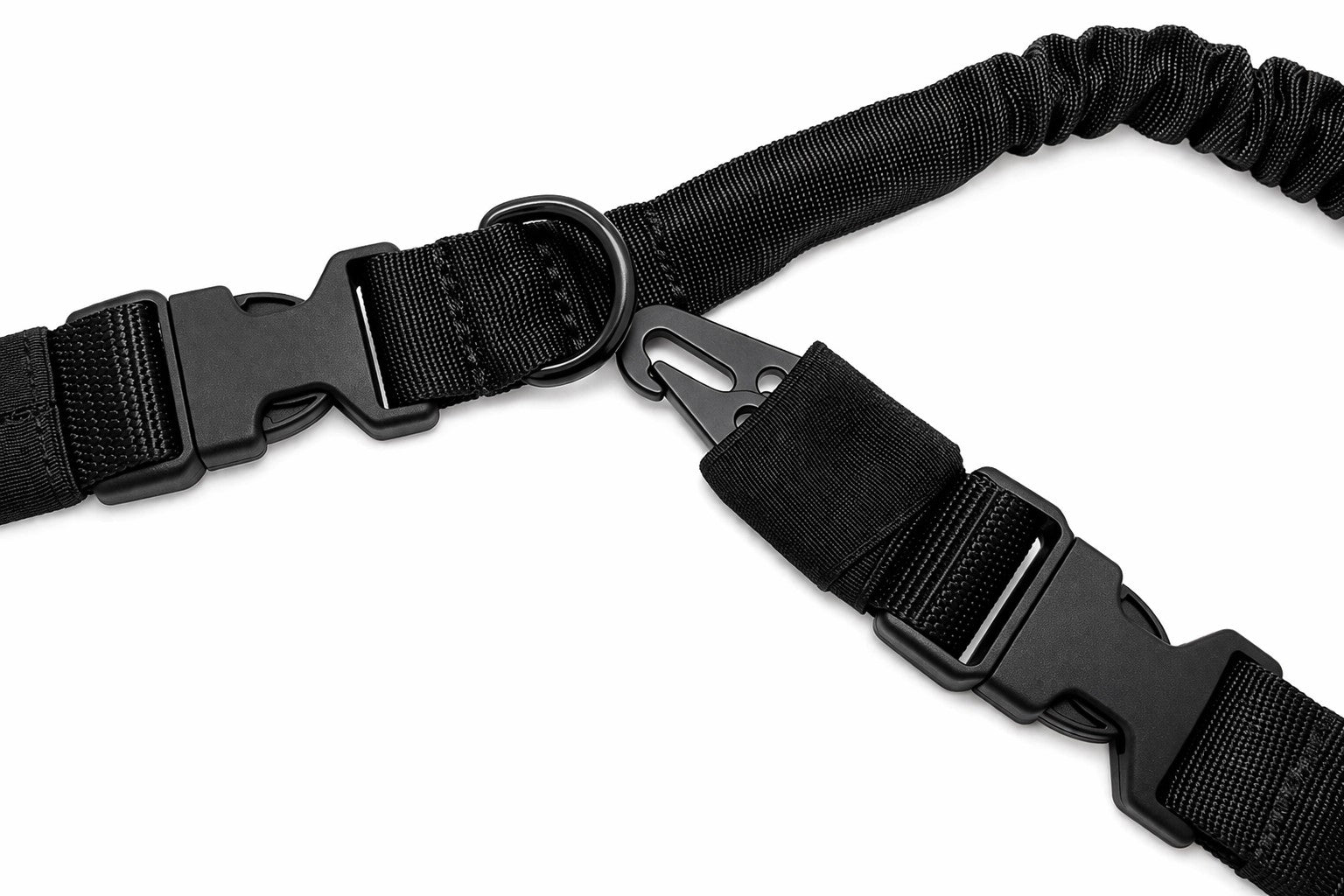 TRINITY Tactical 1 Point 2 Point Sling Black – Adjustable Bungee Rifle & Shotgun Carry Strap