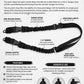 TRINITY Adjustable 2 Point to 1 Point Tactical Sling Black Heavy Duty Nylon