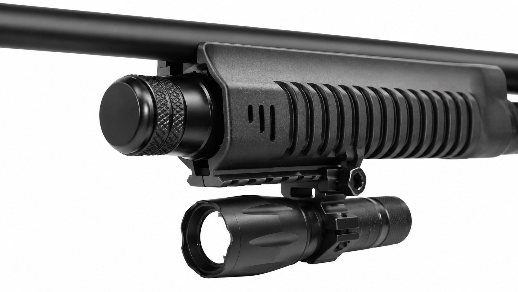 TRINITY 1000 Lumen Tactical LED Flashlight Compatible with UTAS UTS-15 – High Output Hunting & Home Defense Light