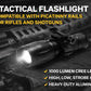 Trinity 1000 Lumen Tactical Flashlight for Rock Island VRPA40 – Picatinny Rail Weapon Light