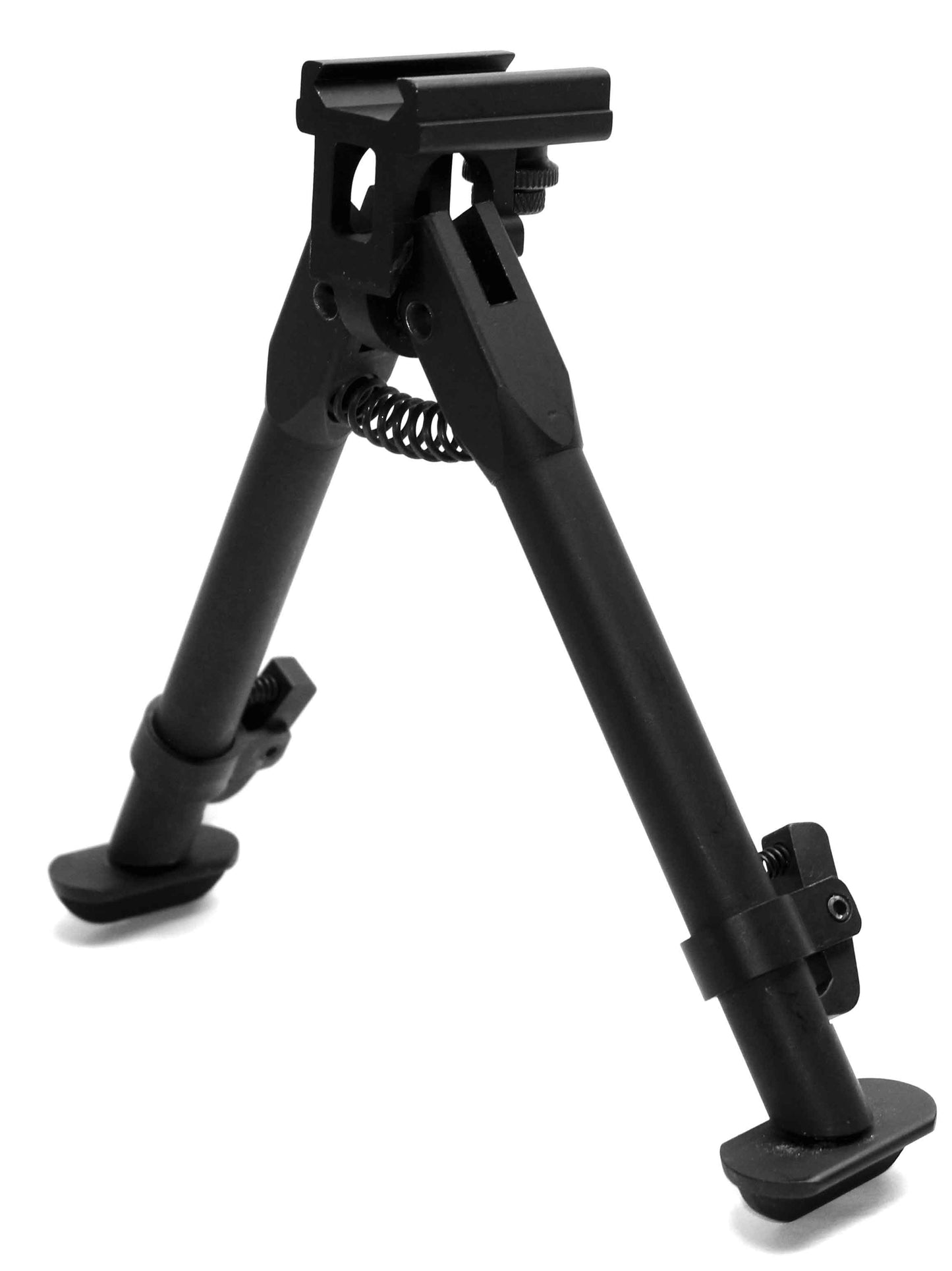 Tactical Compact Bipod compatible with Picatinny rails and Weaver rail systems.