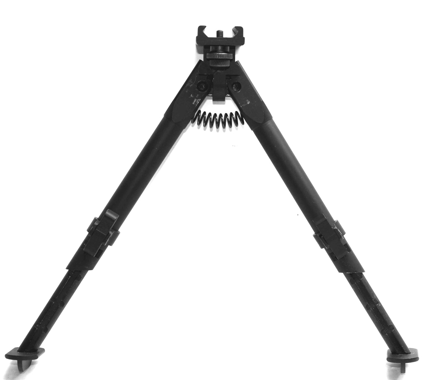 Tactical Compact Bipod compatible with Picatinny rails and Weaver rail systems.