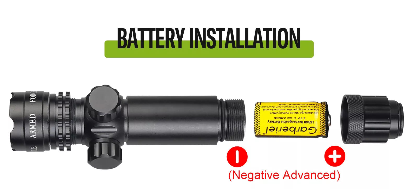 Green Laser Sight with Barrel Mount Compatible with Thompson Center Rifles