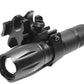 Trinity flashlight with mount compatible with 12-gauge pumps.