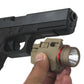Trinity flashlight 300 lumen with red laser combo polymer body tan compatible with Canik TP9 model.