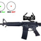 Tactical 1x30 Red Green Blue Dot Sight, Picatinny style compatible with Radikal NK1.