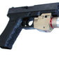Trinity flashlight 300 lumen with red laser combo polymer body tan compatible with Canik TP9 model.