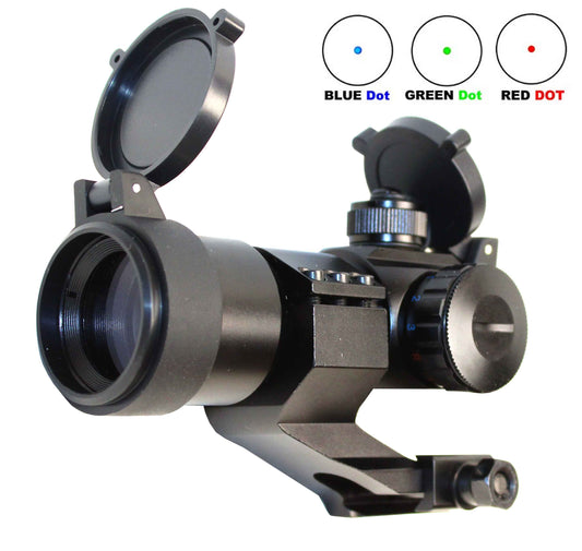 Tactical 1x30 Red Green Blue Dot Sight, Picatinny style compatible with UTAS UTS 15.