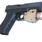 Trinity flashlight 300 lumen with red laser combo polymer body tan compatible with Ruger 5.7 model.