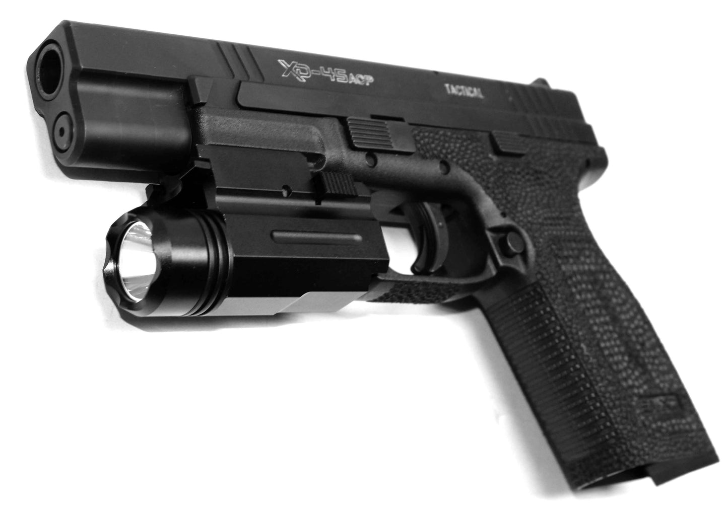 Trinity Flashlight for Ruger American Home Defense Tactical Optics Accessory Picatinny Weaver Base Mount Adapter Aluminum Black.