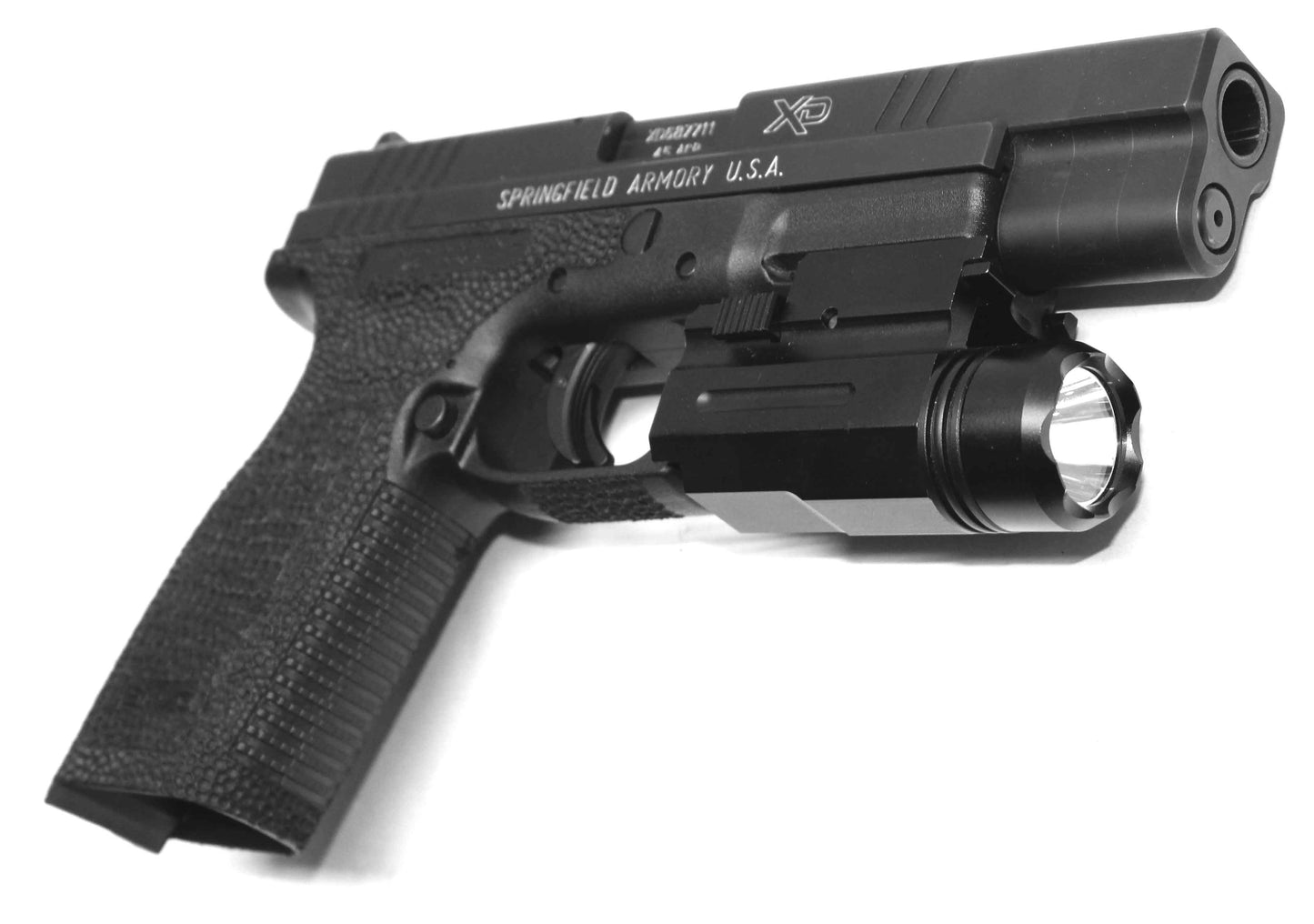 Trinity Flashlight for Ruger American Home Defense Tactical Optics Accessory Picatinny Weaver Base Mount Adapter Aluminum Black.