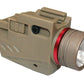 Trinity flashlight 300 lumen with red laser combo polymer body tan compatible with Canik TP9 model.