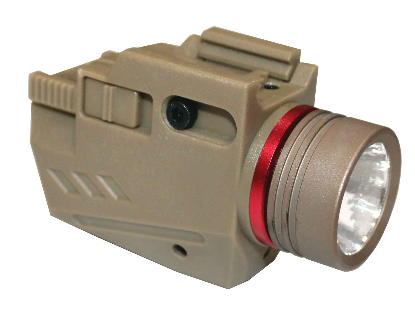 Trinity flashlight 300 lumen with red laser combo polymer body tan compatible with Canik TP9 model.