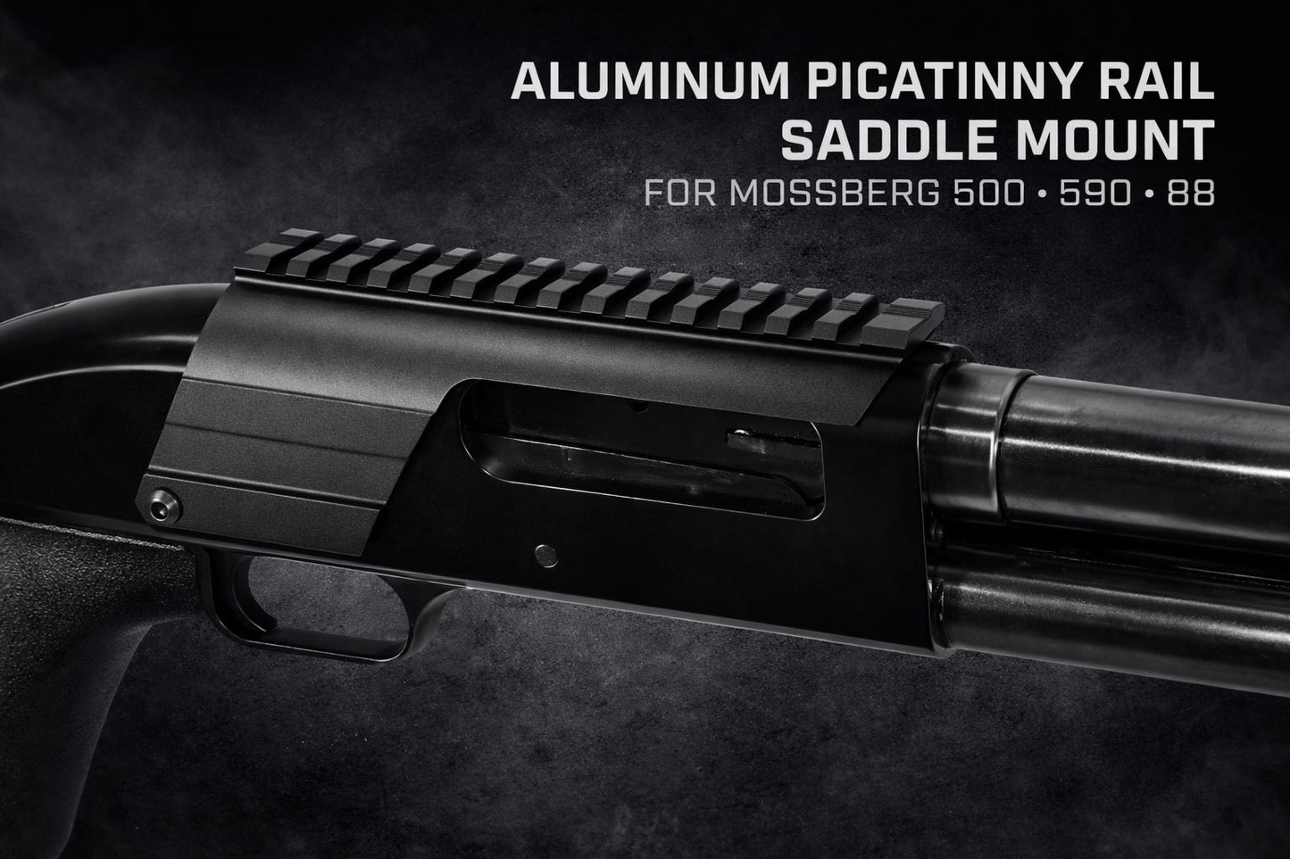 Aluminum Picatinny Rail Saddle Mount For Mossberg 500 12-Gauge