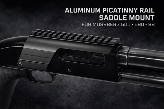 Aluminum Picatinny Rail Saddle Mount For Mossberg Maverick 88 12-Gauge