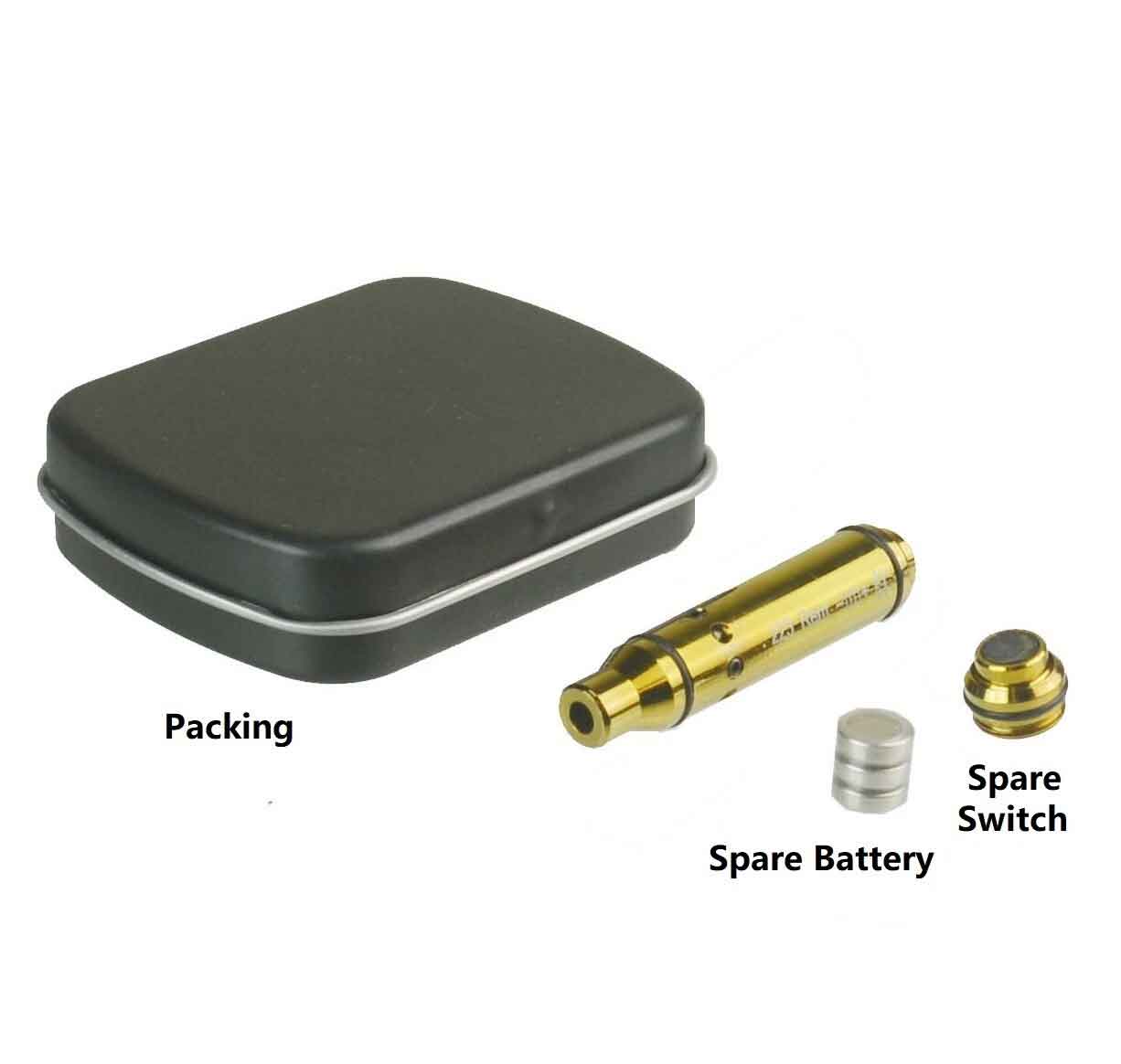 .223 Caliber Red Laser Chamber Cartridge Round for Training.