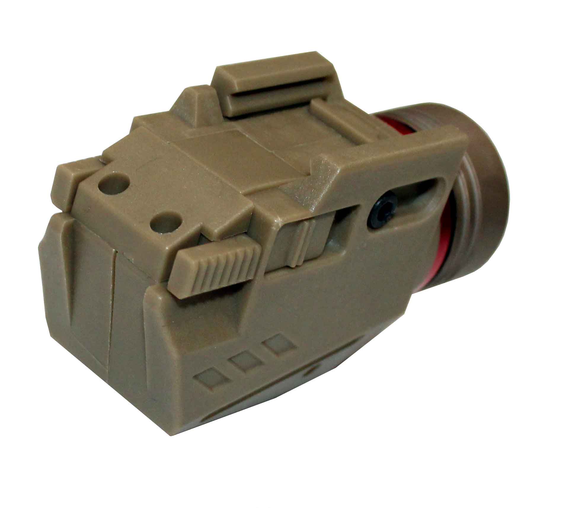 Trinity flashlight 300 lumen with red laser combo polymer body tan compatible with Canik TP9 model.