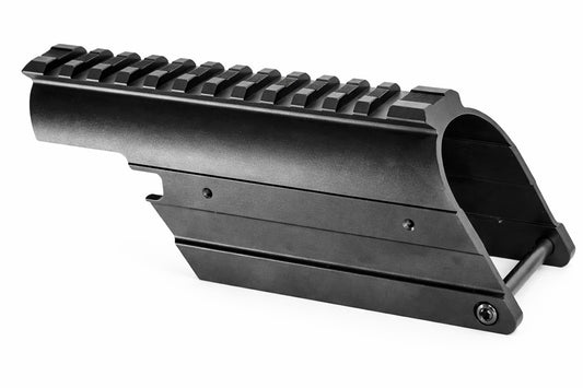 Aluminum Picatinny Rail Saddle Mount for Mossberg 590 12-Gauge