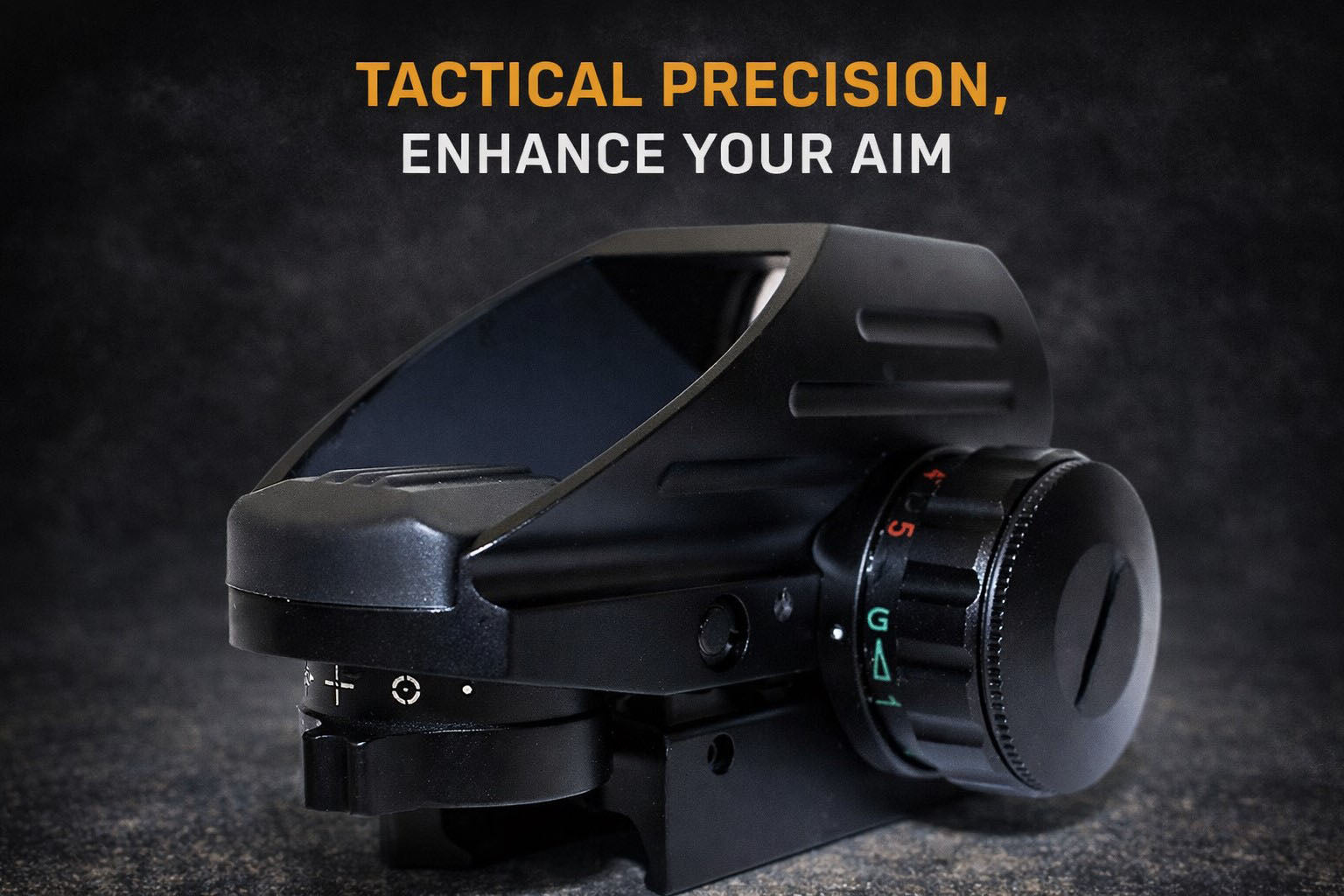 Tactical Reflex Sight with Red & Green Reticle – Picatinny Rail Compatible
