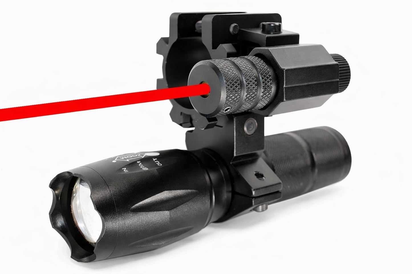 TRINITY 1000 Lumen Shotgun Flashlight & Red Laser Sight Kit Compatible With Mossberg 500 12 Gauge Picatinny Barrel Mount