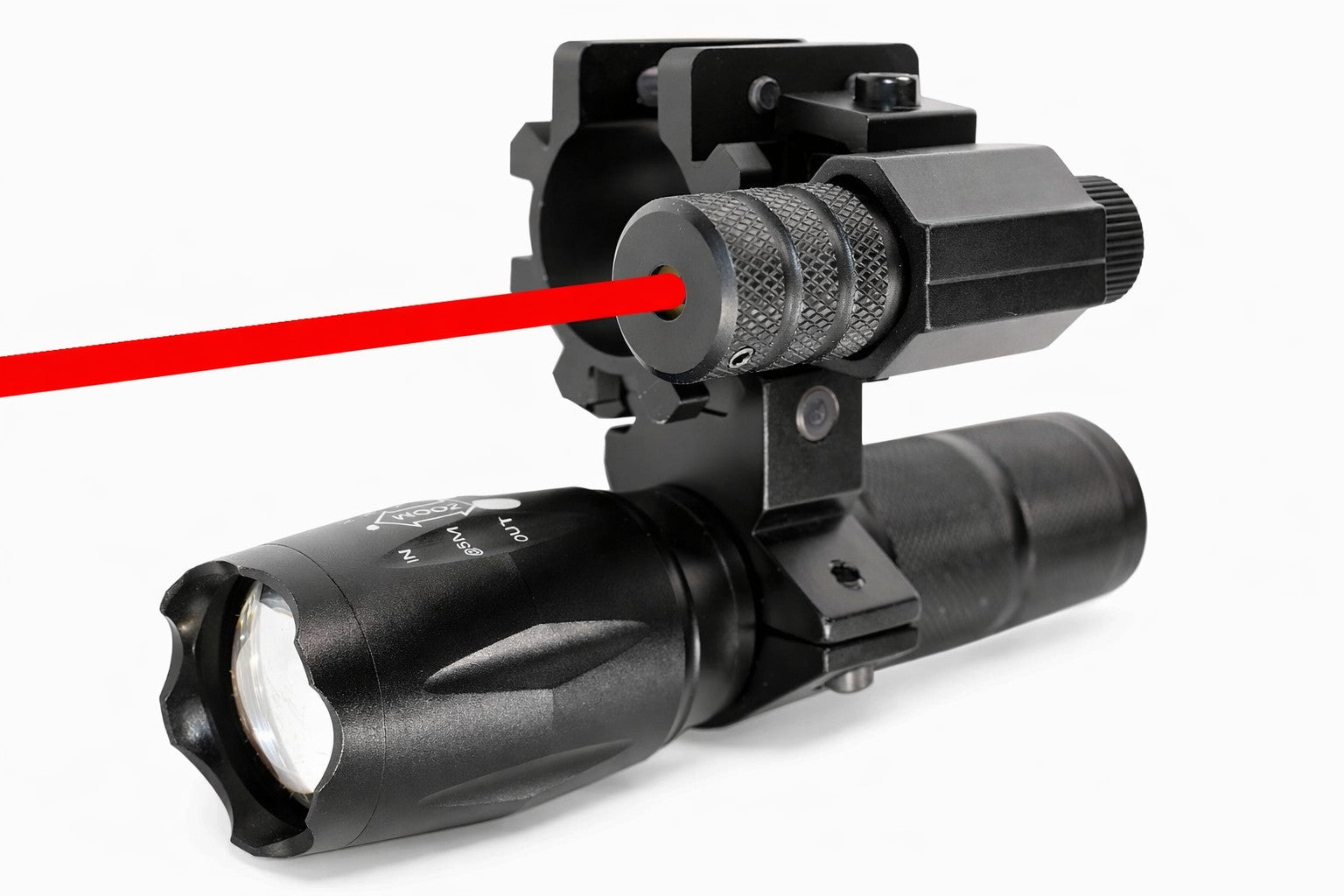 TRINITY 1000 Lumen Shotgun Flashlight & Red Laser Sight Kit Compatible With Mossberg 500 12 Gauge Picatinny Barrel Mount