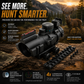 4x32 Tri-Color Mil-Dot Scope & Picatinny Mount Combo Compatible With Ruger 10/22