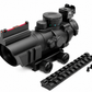 4x32 Tri-Color Mil-Dot Scope & Picatinny Mount Combo Compatible With Ruger 10/22