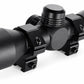 Crosman RepeatAir 1077 4x32 Scope Sight Dovetail 11mm Rail Mil-Dot Aluminum Black w/ Rings