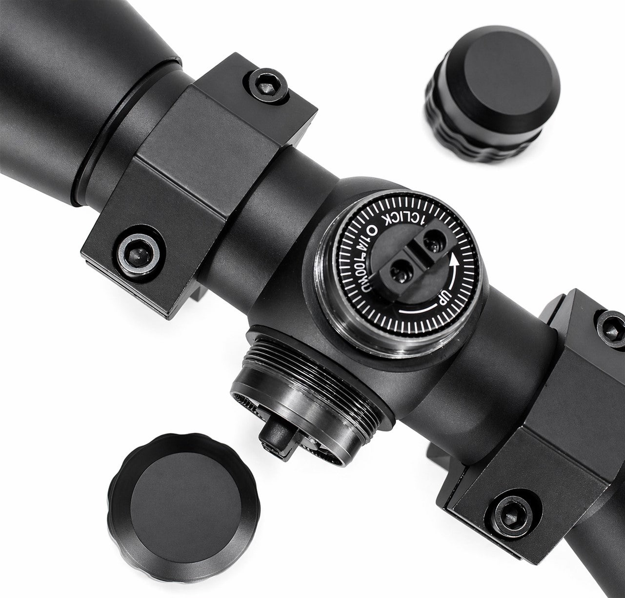 Crosman RepeatAir 1077 4x32 Scope Sight Dovetail 11mm Rail Mil-Dot Aluminum Black w/ Rings