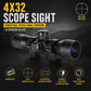 Crosman RepeatAir 1077 4x32 Scope Sight Dovetail 11mm Rail Mil-Dot Aluminum Black w/ Rings