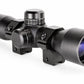 Crosman RepeatAir 1077 4x32 Scope Sight Dovetail 11mm Rail Mil-Dot Aluminum Black w/ Rings