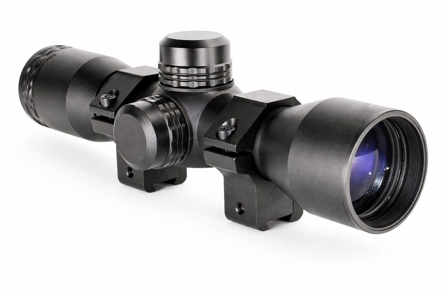 Crosman RepeatAir 1077 4x32 Scope Sight Dovetail 11mm Rail Mil-Dot Aluminum Black w/ Rings