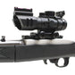 4X32 Compact Scope with with Red/Green/Blue Mildot Reticle for Ruger model 10/22.