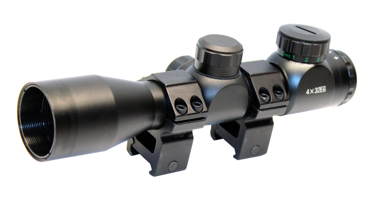 4X32 Compact Scope with Red/Green Reticle for Panzer Arms EGX500.