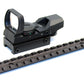 Tactical Reflex Sight With 4 Reticles With Base Mount Compatible With Savage Axis Rifle.