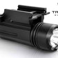 180 Lumen Flashlight Aluminum Black Compatible With Picatinny rails.