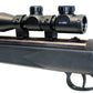4X32 Compact Scope with Red/Green Reticle compatible with Umarex Canex CO2 Pellet Rifle.
