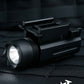 180 Lumen Flashlight Aluminum Black Compatible With Picatinny rails.
