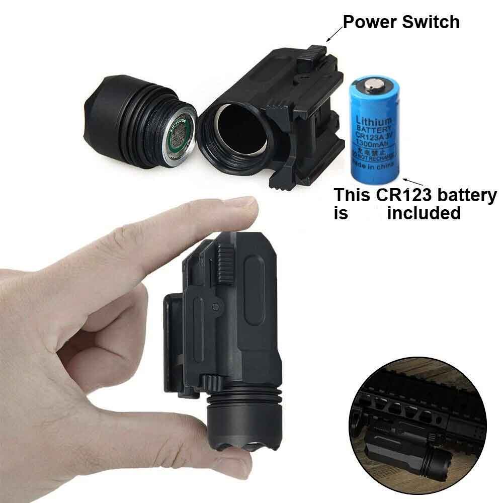 TRINITY 180 Lumen LED Flashlight for Glock 17 Quick Release Aluminum Black