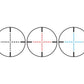 4X32 Compact Scope with with Red/Green/Blue Mildot Reticle for Ruger model 10/22.