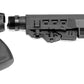 Geronimo style collapsible stock black compatible with Mossberg 590 20 gauge pump.