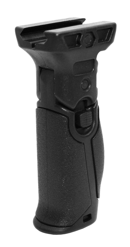 Tactical Picatinny Foldable Foregrip Black Compatible With Rifles.