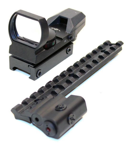 Reflex sight and red laser combo for Stoeger M3000/M3500 / Benelli Super Black Eagle/M1/M2 / Franchi Affinity 3/3.5 Model Shotguns.