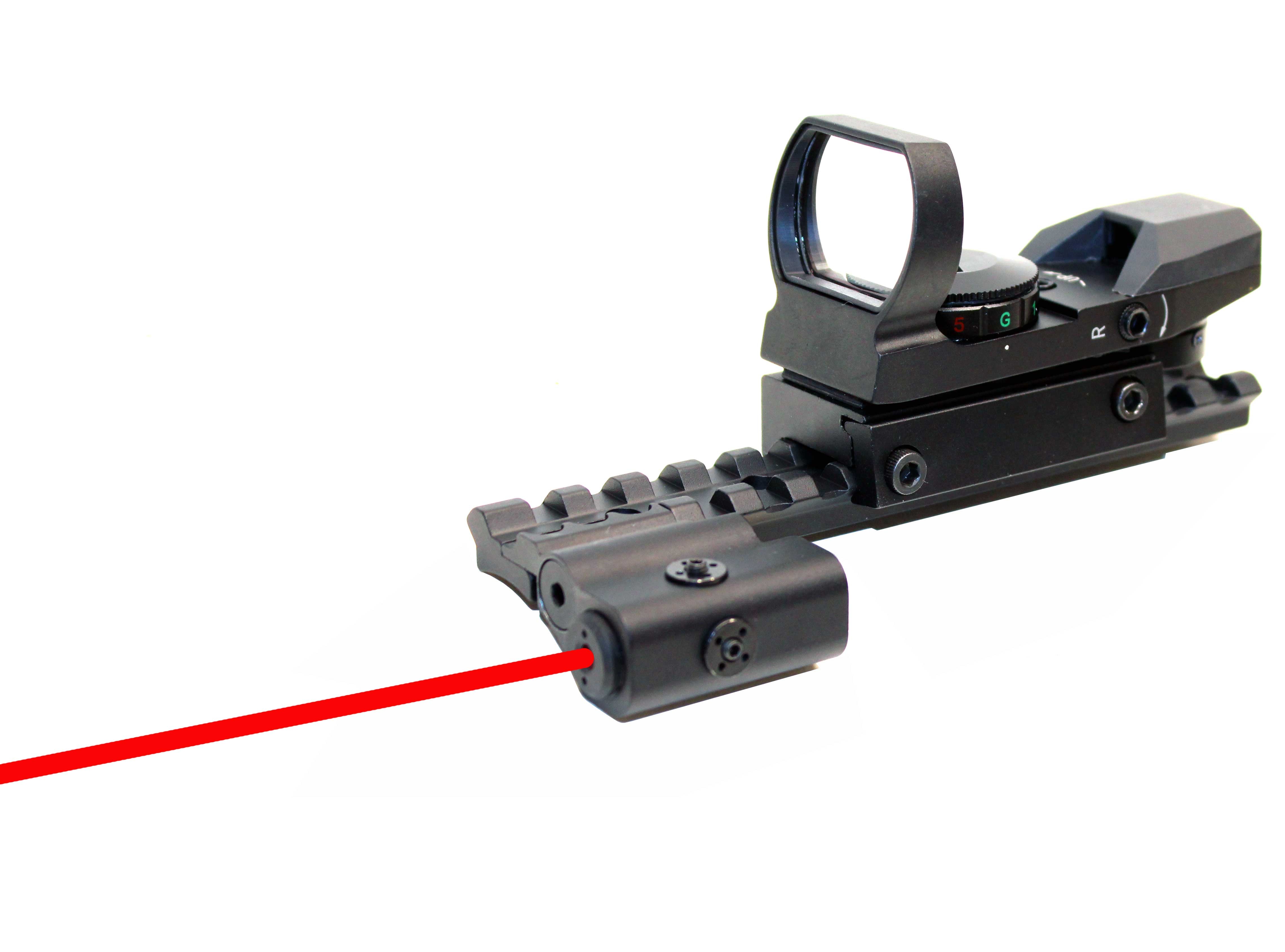 TRINITY Reflex Sight & Red Laser Combo | Tactical Shotgun Optic