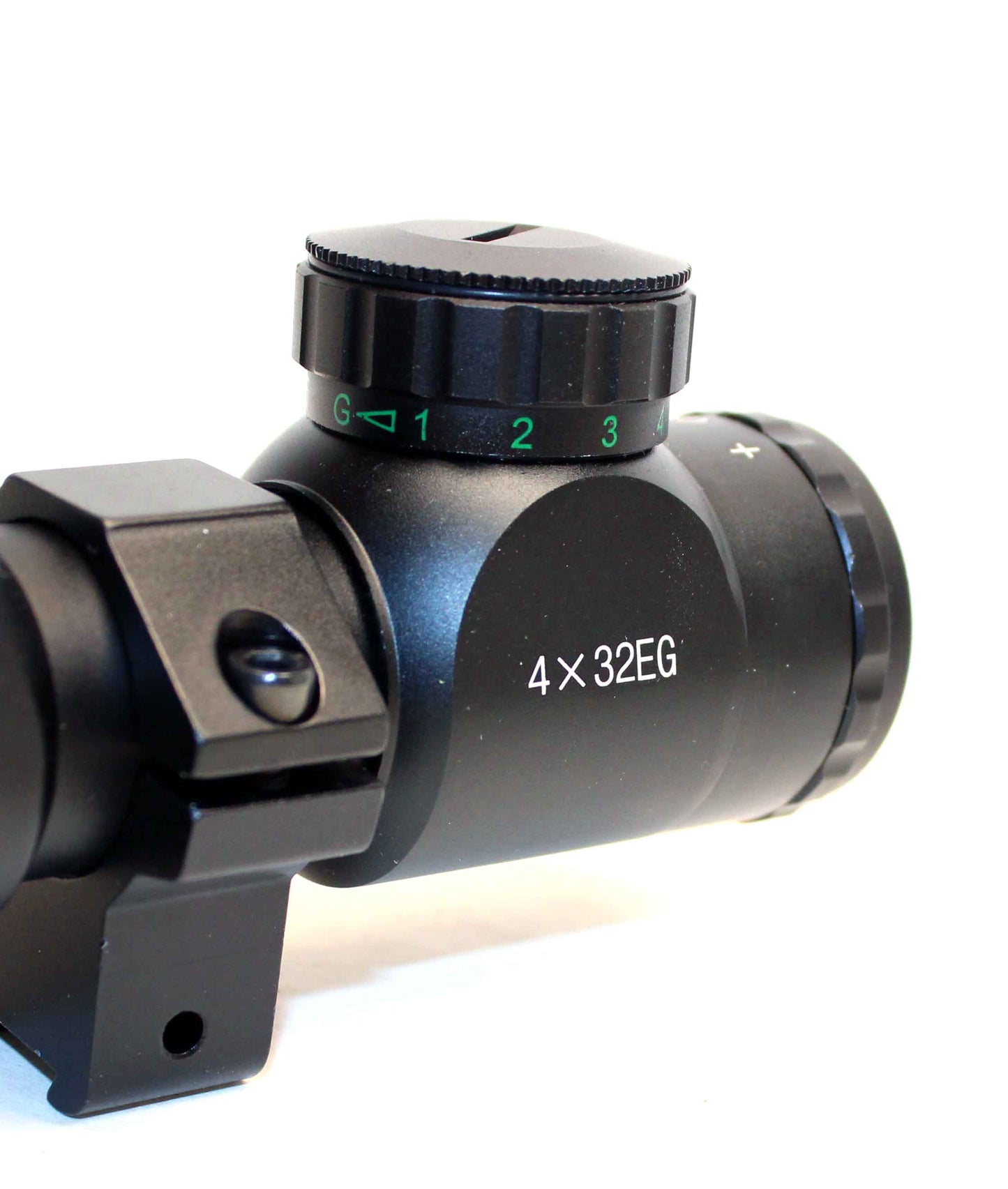 4X32 Compact Scope with Red/Green Reticle compatible with Umarex Canex CO2 Pellet Rifle.