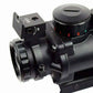 Ruger Model 14 rifle scope sight and rail combo aluminum black hunting accessories.